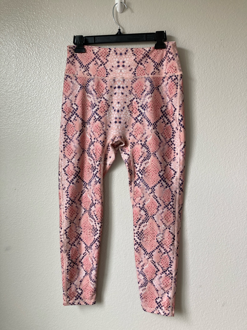 Savvi Seri 7/8 Legging Pink Nude Snake Skin Sz Xl